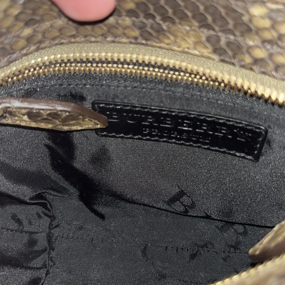 Burberry vintage python shoulder bag - Picture 7 of 9